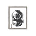Picture of Vintage Diver Poster _GroupedProduct_Rectangle_Portrait_Framed_Matted_