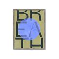 Picture of Breath Typography Poster _GroupedProduct_Rectangle_Portrait_Framed_Matted_