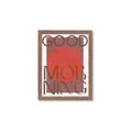 Picture of Good Morning Typography Poster _GroupedProduct_Rectangle_Portrait_Framed_Matted_
