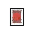 Picture of Good Morning Typography Poster _GroupedProduct_Rectangle_Portrait_Framed_Matted_