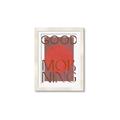 Picture of Good Morning Typography Poster _GroupedProduct_Rectangle_Portrait_Framed_Matted_