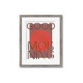 Picture of Good Morning Typography Poster _GroupedProduct_Rectangle_Portrait_Framed_Matted_