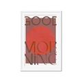 Picture of Good Morning Typography Poster _GroupedProduct_Rectangle_Portrait_Framed_Matted_