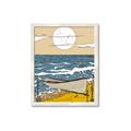 Picture of Summer Vacation Poster _GroupedProduct_Rectangle_Portrait_Framed_Matted_