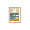 Picture of Summer Vacation Poster _GroupedProduct_Rectangle_Portrait_Framed_Matted_