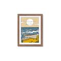 Picture of Summer Vacation Poster _GroupedProduct_Rectangle_Portrait_Framed_Matted_