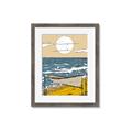 Picture of Summer Vacation Poster _GroupedProduct_Rectangle_Portrait_Framed_Matted_