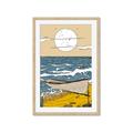 Picture of Summer Vacation Poster _GroupedProduct_Rectangle_Portrait_Framed_Matted_
