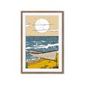 Picture of Summer Vacation Poster _GroupedProduct_Rectangle_Portrait_Framed_Matted_