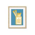 Picture of A Match May in Heaven Poster _GroupedProduct_Rectangle_Portrait_Framed_Matted_