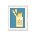 Picture of A Match May in Heaven Poster _GroupedProduct_Rectangle_Portrait_Framed_Matted_
