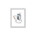 Picture of Retro Walkman Poster _GroupedProduct_Rectangle_Portrait_Framed_Matted_