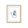 Picture of Retro Walkman Poster _GroupedProduct_Rectangle_Portrait_Framed_Matted_
