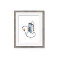 Picture of Retro Walkman Poster _GroupedProduct_Rectangle_Portrait_Framed_Matted_