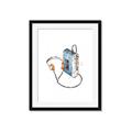 Picture of Retro Walkman Poster _GroupedProduct_Rectangle_Portrait_Framed_Matted_