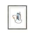 Picture of Retro Walkman Poster _GroupedProduct_Rectangle_Portrait_Framed_Matted_
