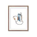 Picture of Retro Walkman Poster _GroupedProduct_Rectangle_Portrait_Framed_Matted_