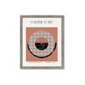 Picture of Geometric Eclipse _GroupedProduct_Rectangle_Portrait_Framed_Matted_