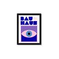Picture of Bauhaus Eye Poster _GroupedProduct_Rectangle_Portrait_Framed_Matted_