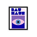 Picture of Bauhaus Eye Poster _GroupedProduct_Rectangle_Portrait_Framed_Matted_
