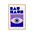 Picture of Bauhaus Eye Poster _GroupedProduct_Rectangle_Portrait_Framed_Matted_