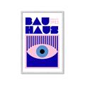 Picture of Bauhaus Eye Poster _GroupedProduct_Rectangle_Portrait_Framed_Matted_