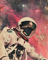 Picture of Astronaut in  Space _GroupedProduct_Rectangle_Portrait_Unframed_Print_Only_