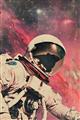 Picture of Astronaut in  Space _GroupedProduct_Rectangle_Portrait_Unframed_Print_Only_