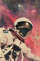 Picture of Astronaut in  Space _GroupedProduct_Rectangle_Portrait_Unframed_Print_Only_