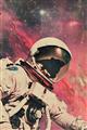 Picture of Astronaut in  Space _GroupedProduct_Rectangle_Portrait_Unframed_Print_Only_