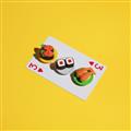 Picture of Sushi Selection on a Playing Card _GroupedProduct_Square_Unframed_Print_Only_