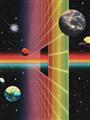 Picture of Space Rainbow Poster  _GroupedProduct_Rectangle_Portrait_Unframed_Print_Only_