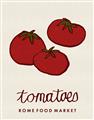 Picture of Food Art - Tomatoes Rome Food Market _GroupedProduct_Rectangle_Portrait_Unframed_Print_Only_