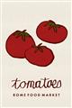 Picture of Food Art - Tomatoes Rome Food Market _GroupedProduct_Rectangle_Portrait_Unframed_Print_Only_