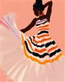 Picture of Dancer & Flourish Poster _GroupedProduct_Rectangle_Portrait_Unframed_Print_Only_