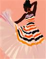 Picture of Dancer & Flourish Poster _GroupedProduct_Rectangle_Portrait_Unframed_Print_Only_