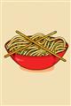 Picture of China Noodles _GroupedProduct_Rectangle_Portrait_Unframed_Print_Only_