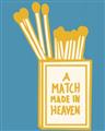 Picture of A Match May in Heaven Poster _GroupedProduct_Rectangle_Portrait_Unframed_Print_Only_