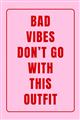 Picture of Bad Vibes Typography Poster _GroupedProduct_Rectangle_Portrait_Unframed_Print_Only_