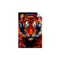 Picture of Tiger With Headphones animal _GroupedProduct_Rectangle_Portrait_Unframed_Print_Only_