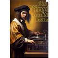 Picture of Old Vinyl Sounds Better Typography Poster _GroupedProduct_Rectangle_Portrait_Unframed_Print_Only_