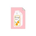Picture of Orange Juice Poster _GroupedProduct_Rectangle_Portrait_Unframed_Print_Only_