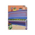 Picture of Retro Style Piano _GroupedProduct_Rectangle_Portrait_Unframed_Print_Only_