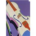 Picture of Retro Style Violin _GroupedProduct_Rectangle_Portrait_Unframed_Print_Only_