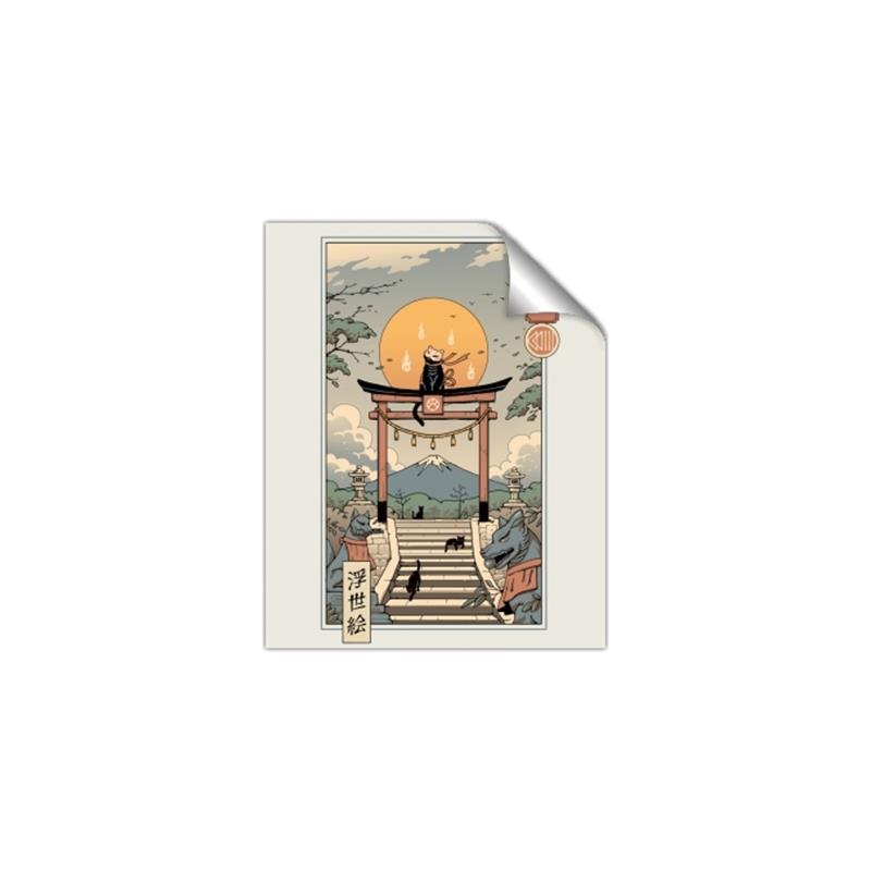 Picture of Catsune Inari _GroupedProduct_Rectangle_Portrait_Unframed_Print_Only_