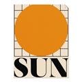 Picture of Sun Typography Poster _GroupedProduct_Rectangle_Portrait_Unframed_Print_Only_