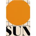 Picture of Sun Typography Poster _GroupedProduct_Rectangle_Portrait_Unframed_Print_Only_