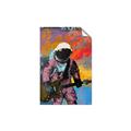 Picture of Retro Spaceman with Guitar Poster _GroupedProduct_Rectangle_Portrait_Unframed_Print_Only_