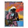 Picture of Retro Spaceman with Guitar Poster _GroupedProduct_Rectangle_Portrait_Unframed_Print_Only_