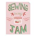 Picture of Sewing is my Jam Typography Poster _GroupedProduct_Rectangle_Portrait_Unframed_Print_Only_